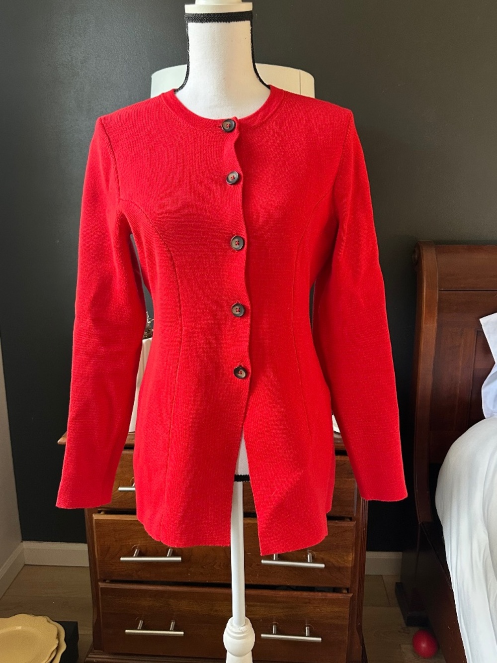 NWT - Boden Red Cardigan Sweater Jacket - Size 6